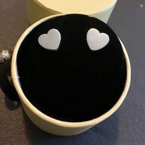 TOUS silver heart studs small